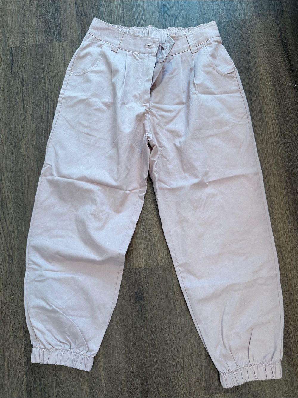 Women’s Halara Casual Elastic-Cuff Pants - Light Pink